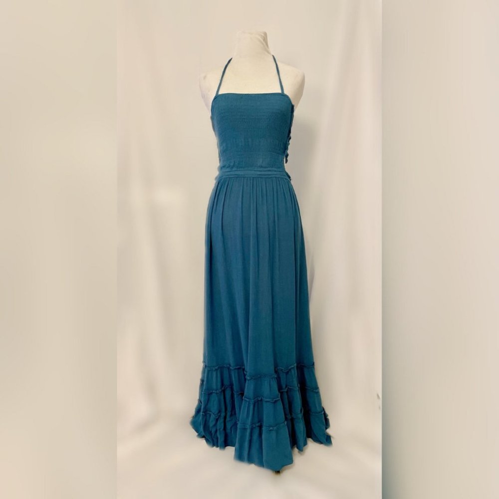 Free People Inspired Blue Sundress
